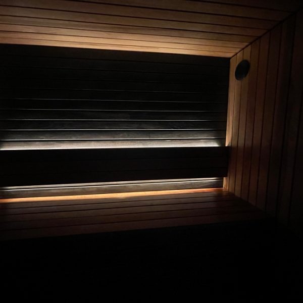 Led apgaismojums pirts telpā