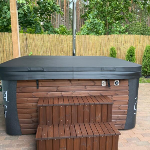 Akrila kubls ar siltinātu termovāku