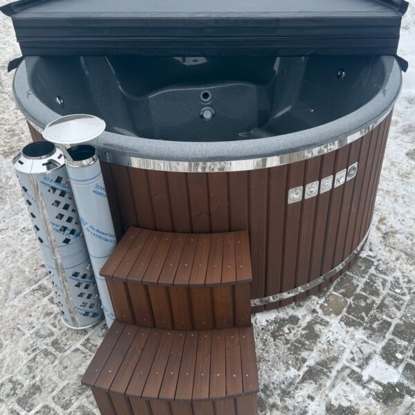 Koka kubls ar termokoka apdari